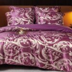 160x200 Komplet pościeli satynowej z prześcieradłem