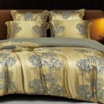 160x200 Komplet pościeli satynowej z prześcieradłem