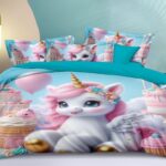 160×200 Komplet pościeli unicorn