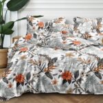 180×200 Komplet pościeli w liście