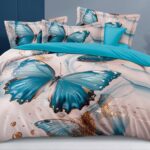 160×200 Komplet pościeli motyle