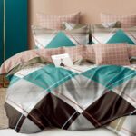 200×220 Komplet pościeli dwustronnej wzór geometryczny