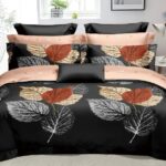 160×200 Komplet pościeli w liście