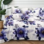 180×200 Komplet pościeli w kwiaty
