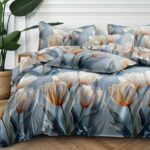 200×220 Komplet pościeli w kwiaty