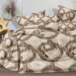 140×200 Komplet pościeli wzór geometryczny