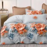 200×220 Komplet pościeli dwustronnej w kwiaty