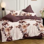 160×200 Komplet pościeli dwustronnej w kwiaty