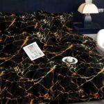 200×220 Komplet pościeli marmur