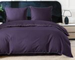 Elegancka pościel bawełniana w pasy 200x220 z ozdobną lamówką