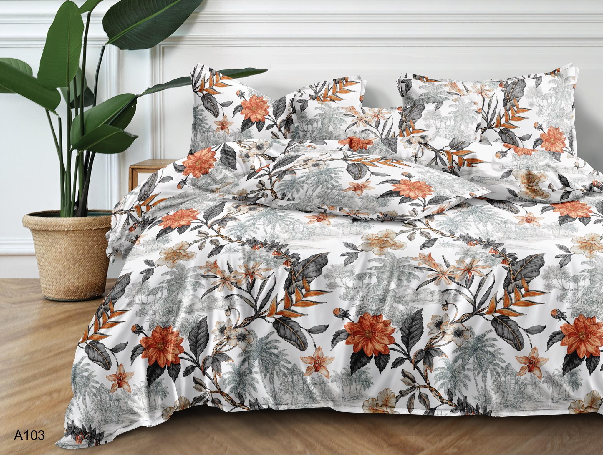 IMG-20260822-WA0029 180×200 Komplet pościeli w kwiaty - obrazek 1